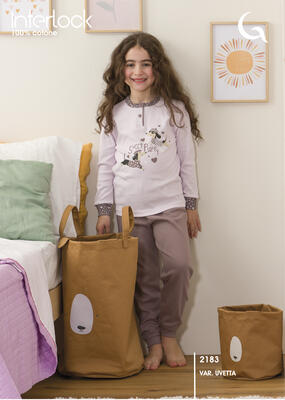 PIGIAMA BAMBINA M/L 2183 Tellini S.r.l. Ingrosso Abbigliamento